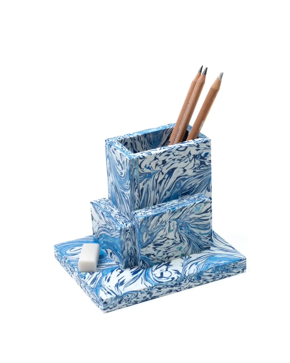 Archidesk Pen Holder - Blue Wave