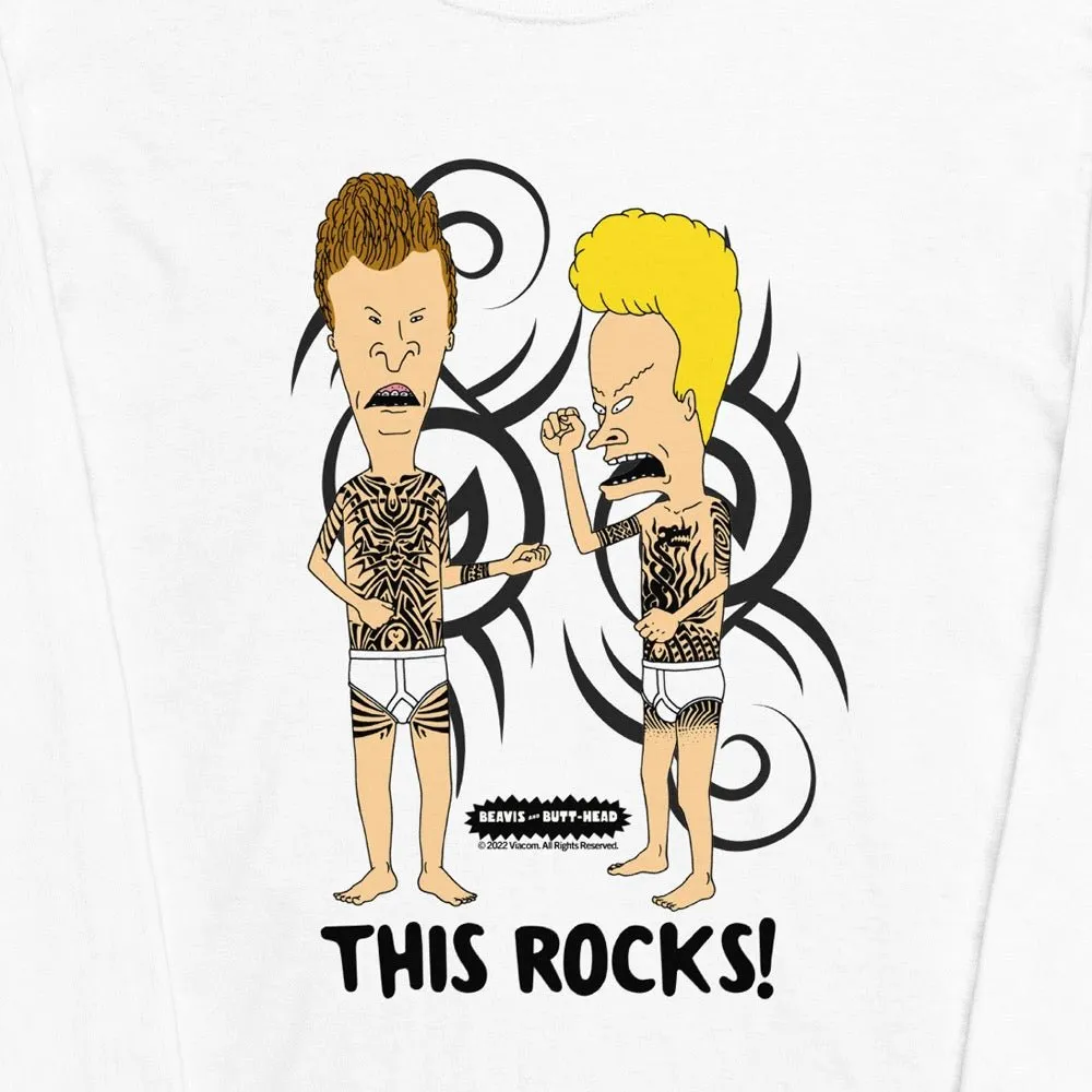 Beavis and Butt-Head This Rocks Unisex Long Sleeve Shirt