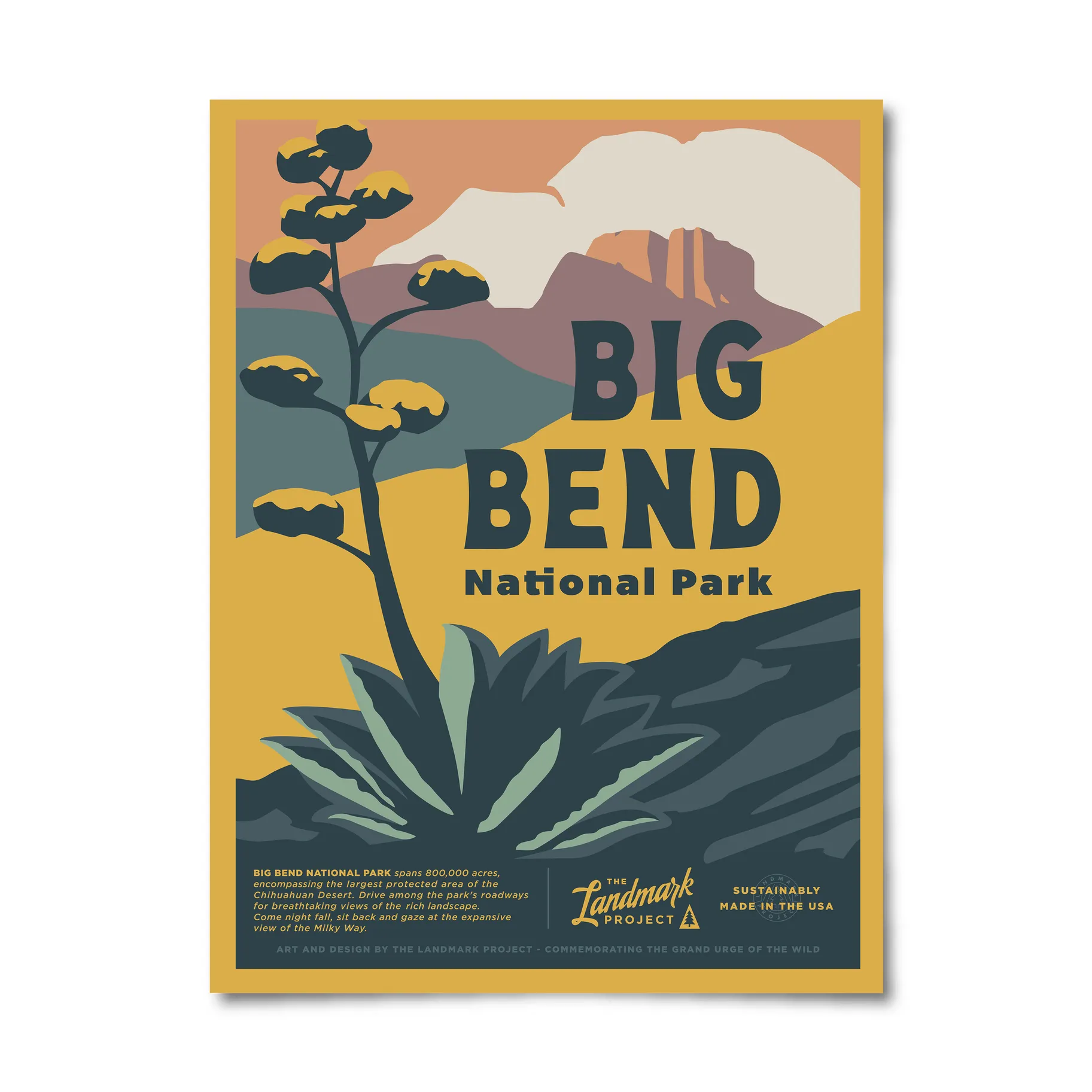 Big Bend National Park - 12x16 Poster