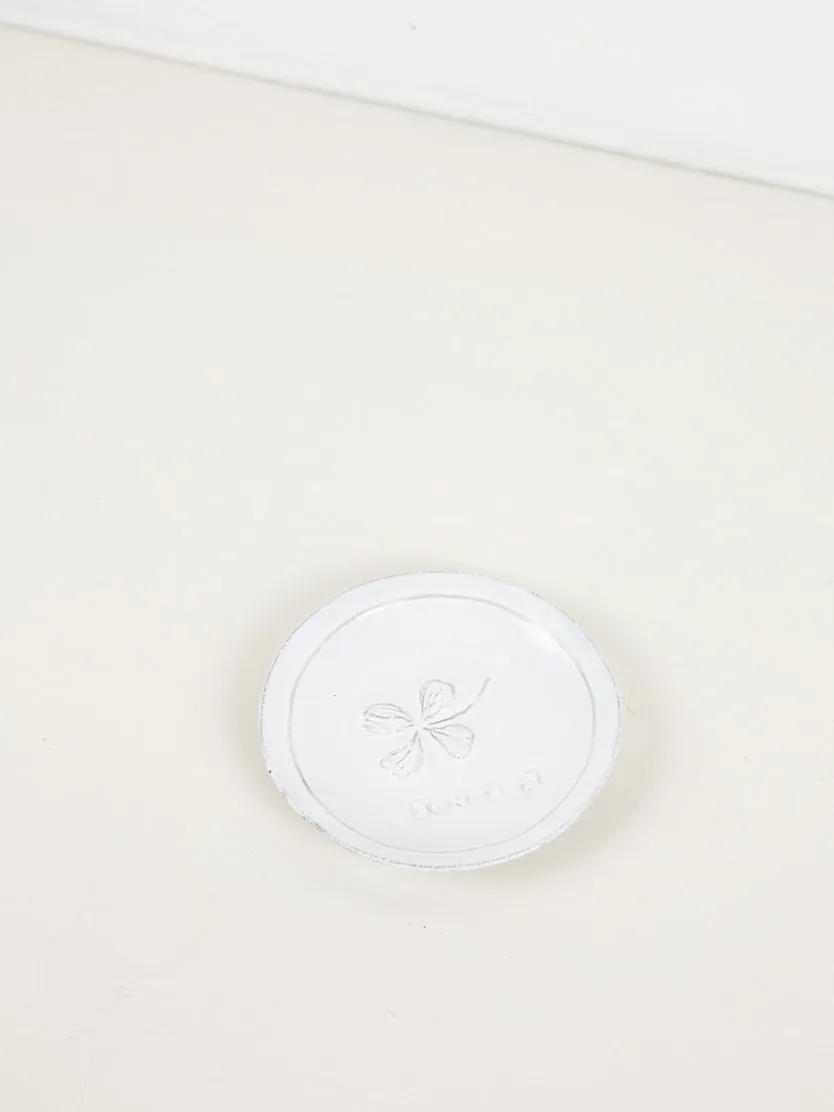Bonheur Saucer with Clover
