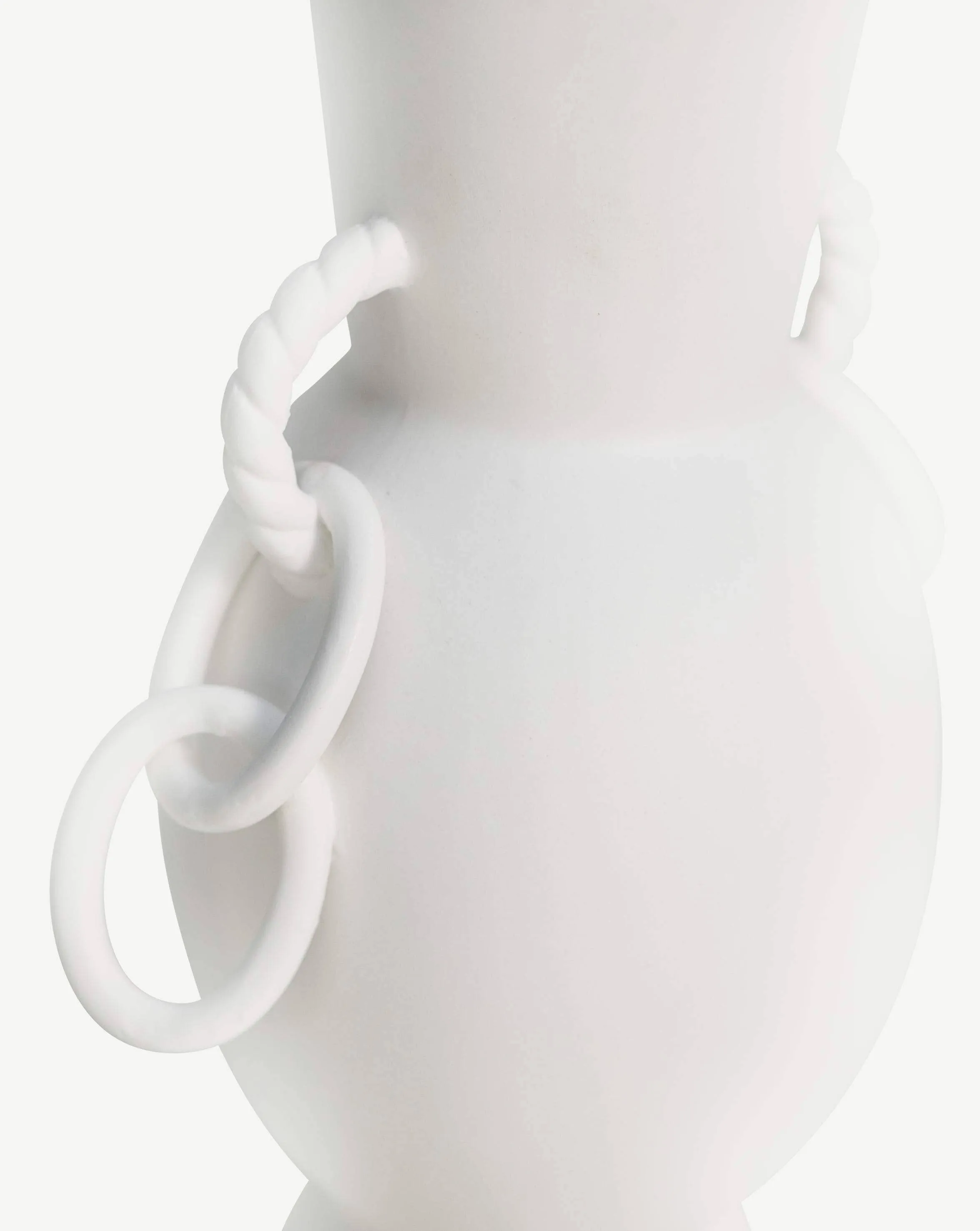 Chain Reakion Ceramic Vase | Ceramic/White
