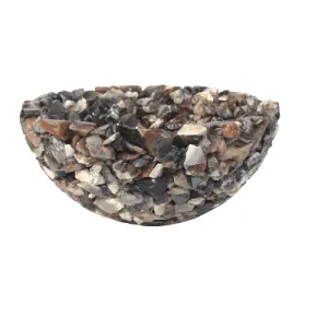 Decorative Mixed Stone Bowl Colorful Unique