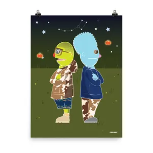 FW Dudes: Stargazing 18x24