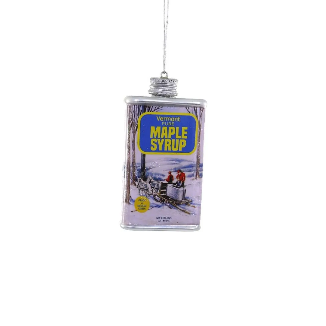 Glass Maple Syrup Ornament