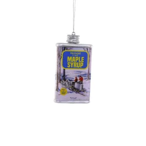 Glass Maple Syrup Ornament