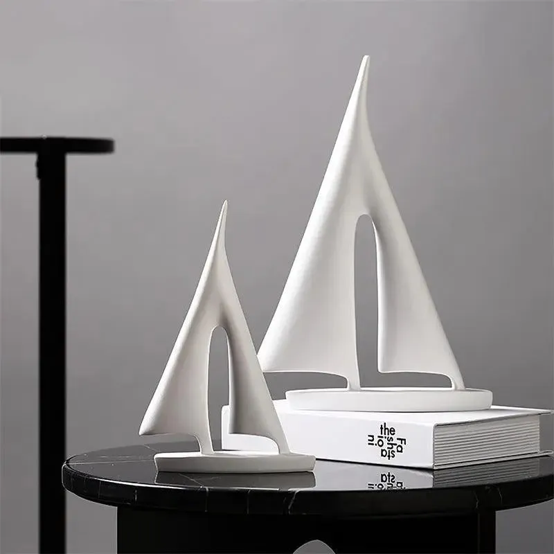 Handcrafted Sailing Ornaments: European Elegance for Your Home