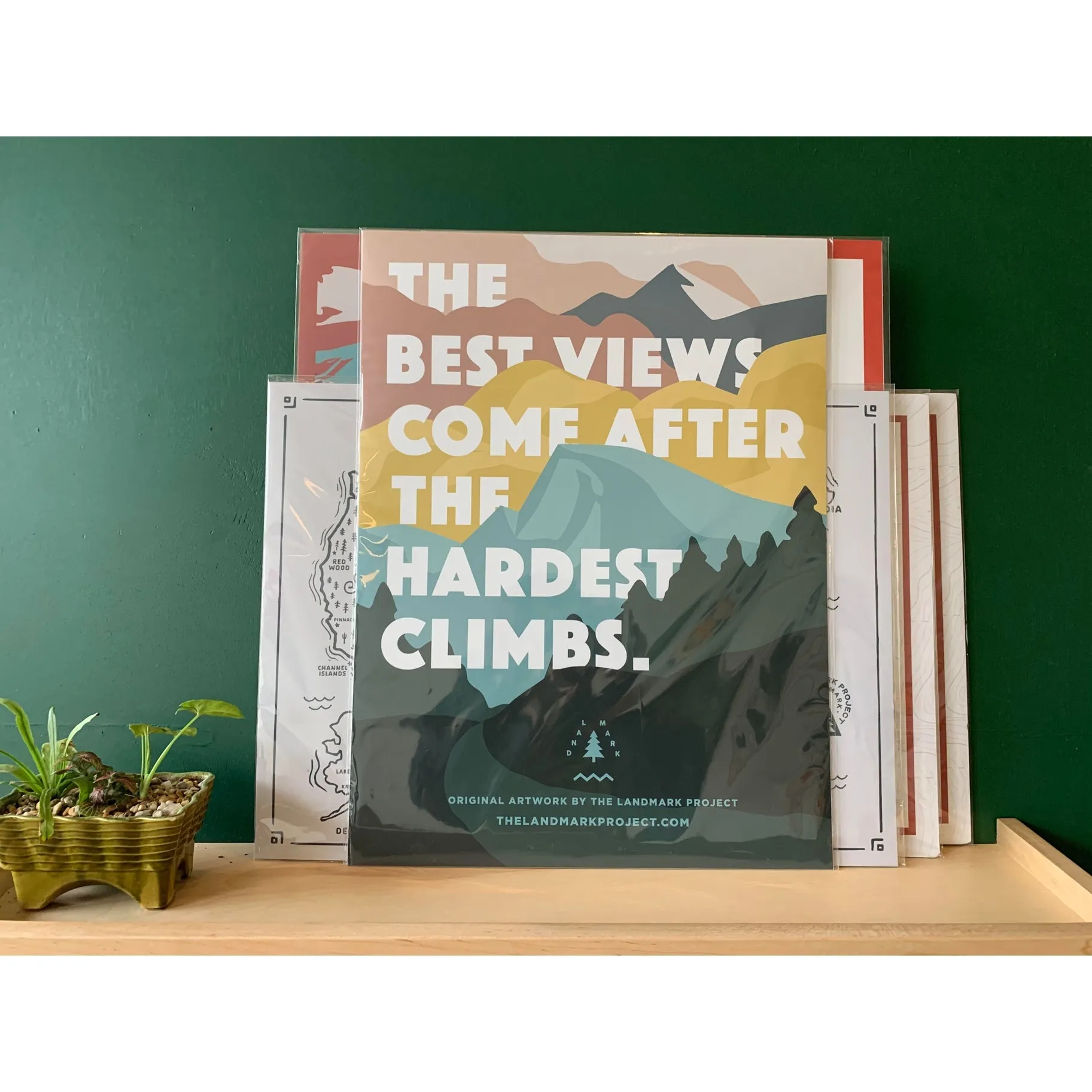 Hardest Climb - 12x16 Poster