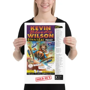 KBW UK DILLIGAF Tour Poster