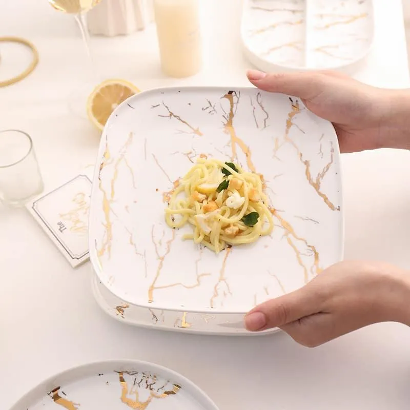 Marble Ceramic Plate