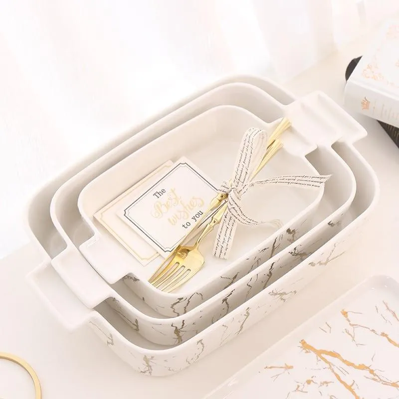 Marble Ceramic Plate