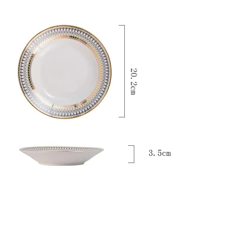 Marble Ceramic Plate