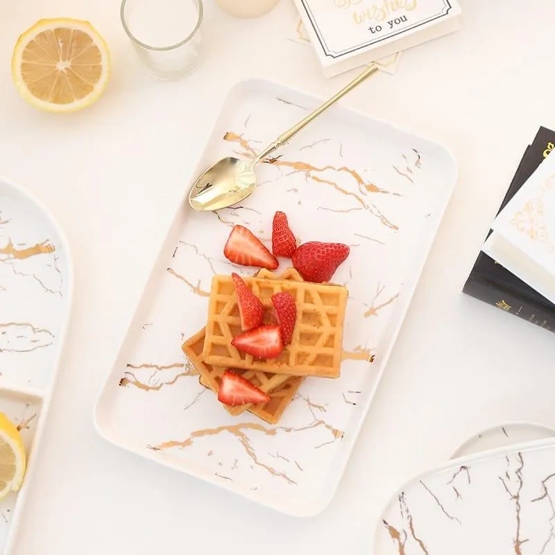 Marble Ceramic Plate
