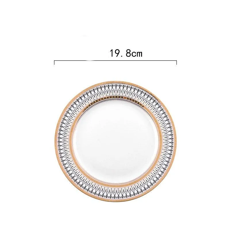 Marble Ceramic Plate
