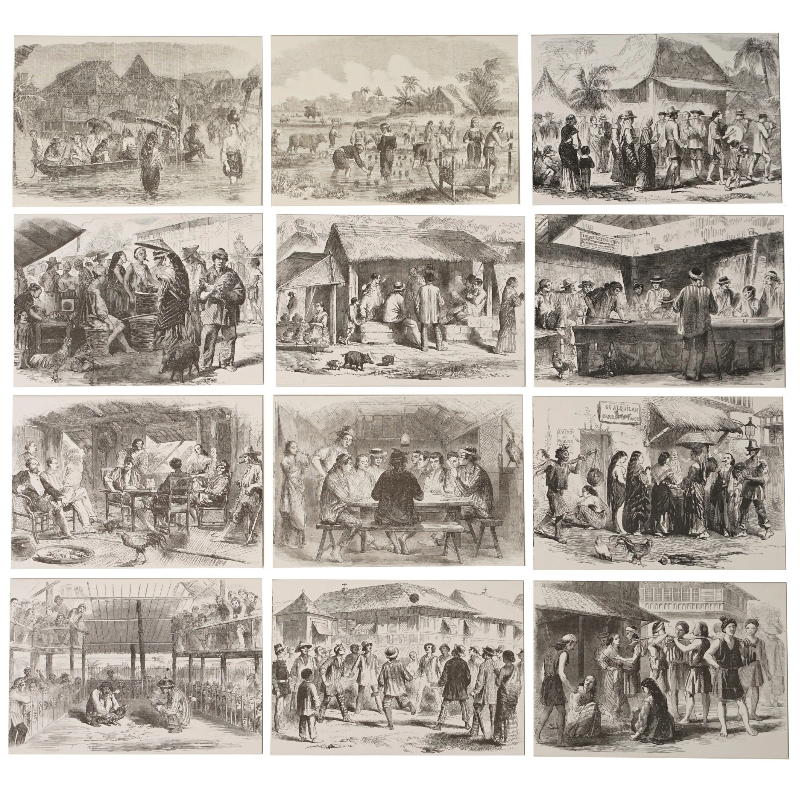 Note Cards - Philippine Daily Life 19th Century