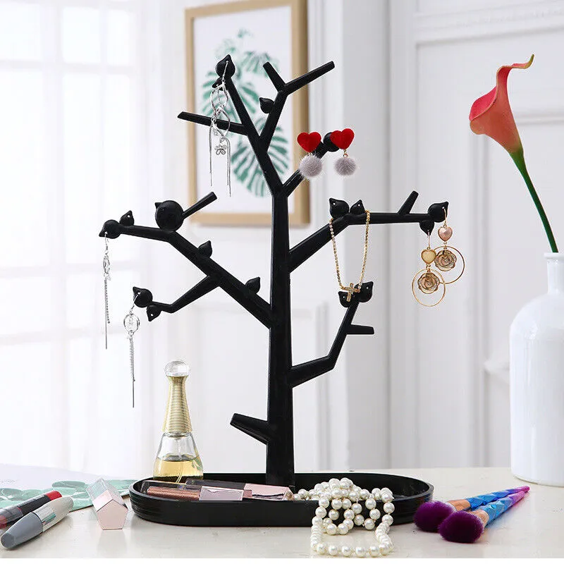 Ornaments Bird Tree Jewelry Organizer