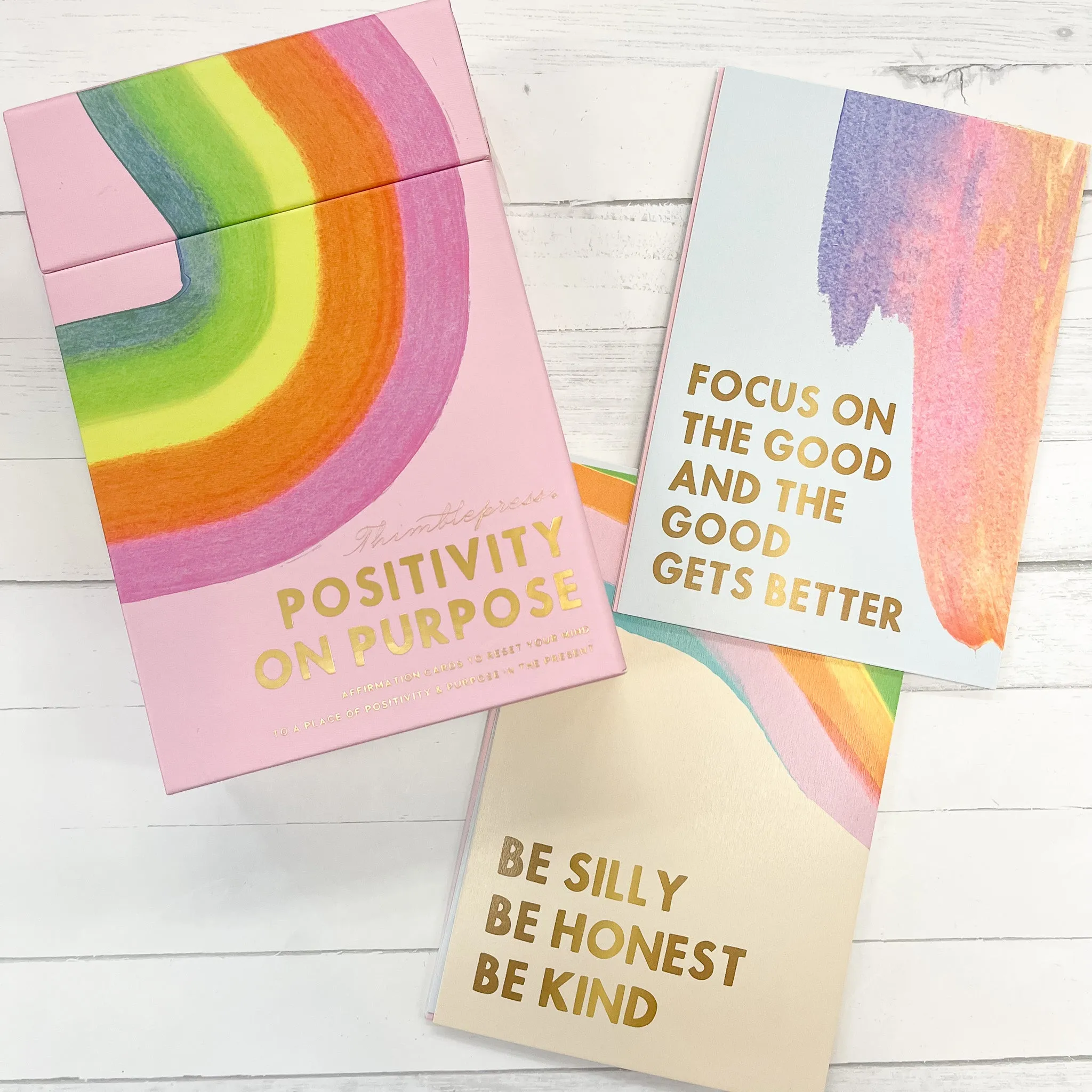 Positivity on Purpose Gift Box Card Set