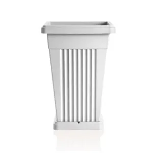 Pyramid Vase White
