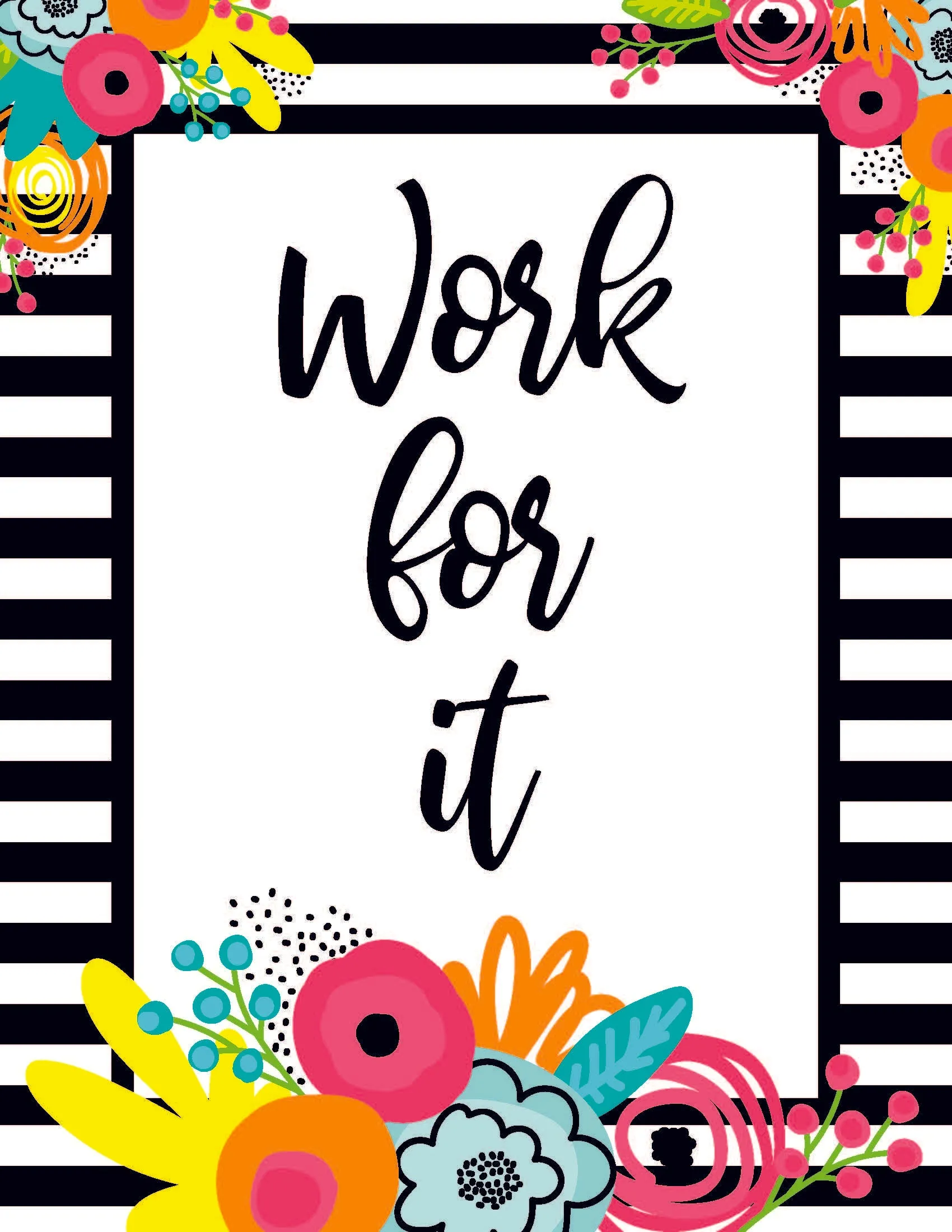 "Mini" Poster Set | Simply Stylish Tropical | UPRINT | Schoolgirl Style