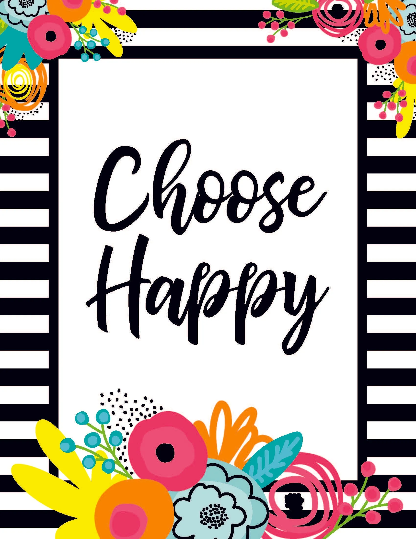 "Mini" Poster Set | Simply Stylish Tropical | UPRINT | Schoolgirl Style