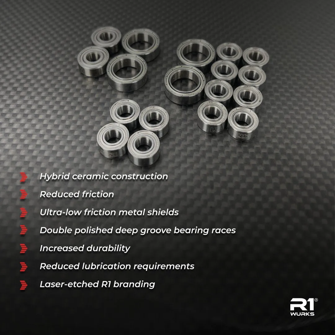 R1WURKS (B7 Series) Premium Hybrid Ceramic Bearing Set 18PCS