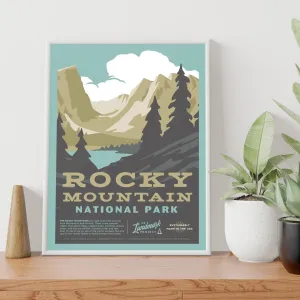 Rocky Mountains National Park - 12x16 Poster