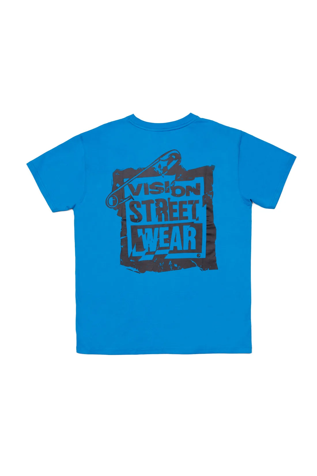 Safety Pin Logo T-Shirt - Blue