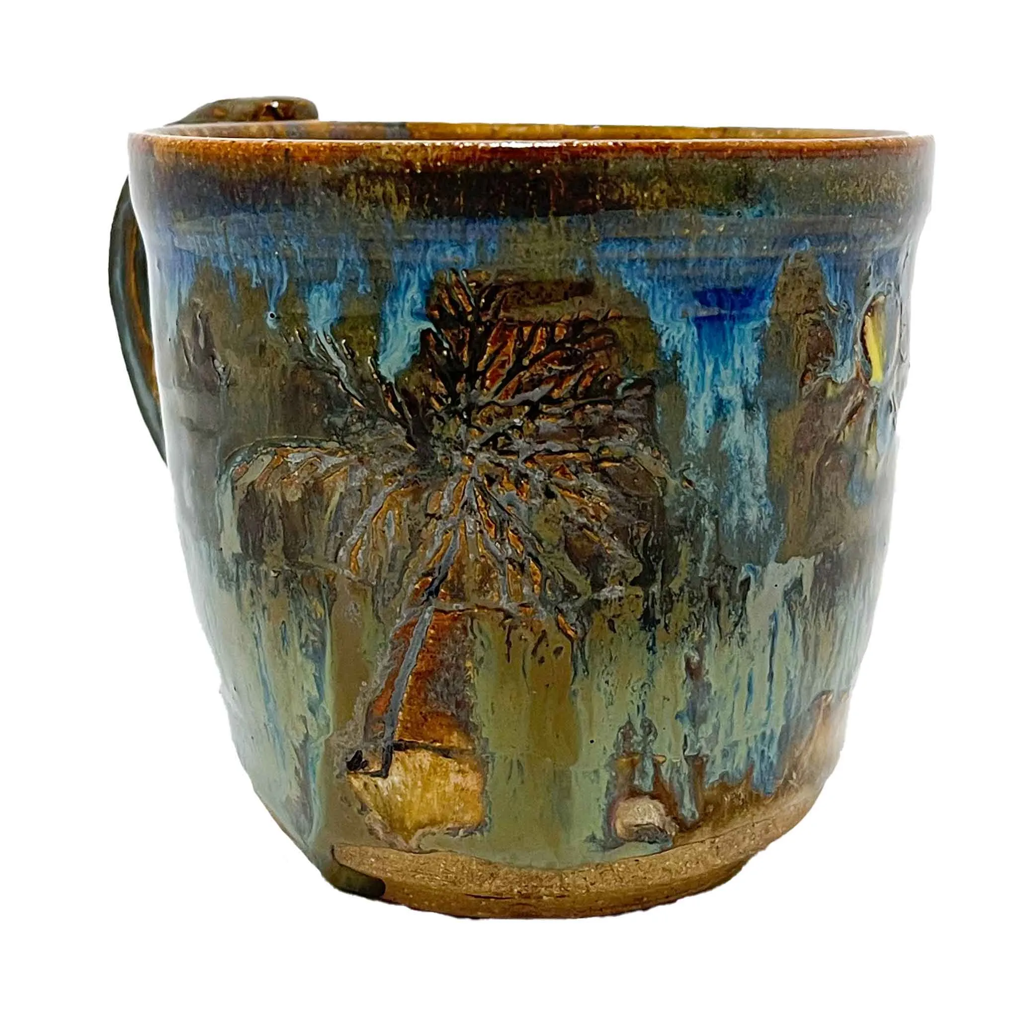 SAS Mug Stoneware Palm Trees