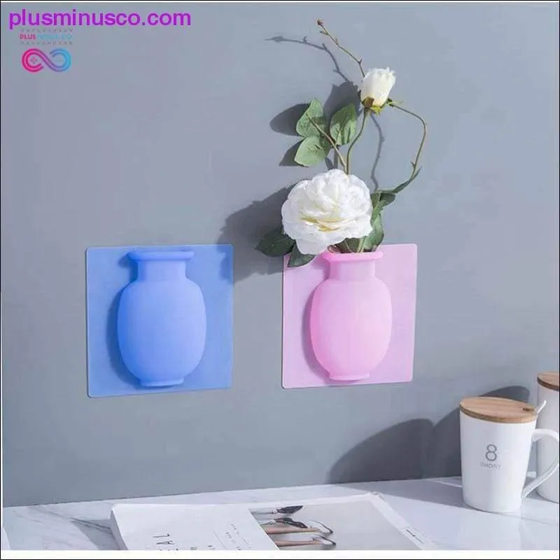 Silicone Additive Sticky Vase Easy Removable Wall And Fridge