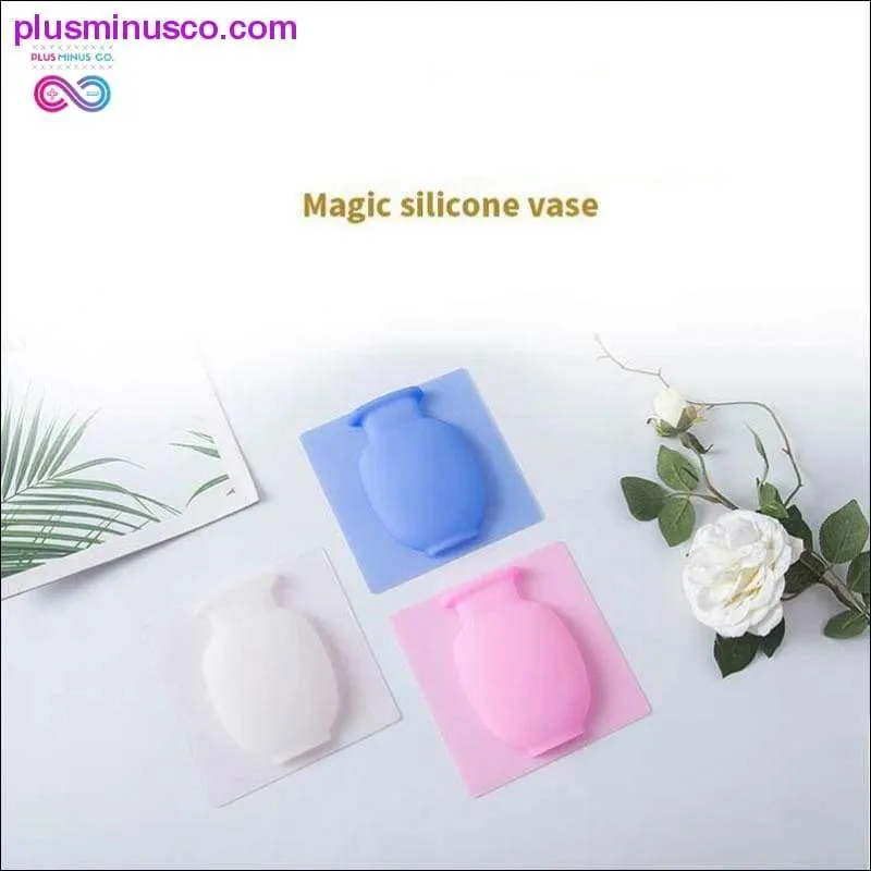 Silicone Additive Sticky Vase Easy Removable Wall And Fridge