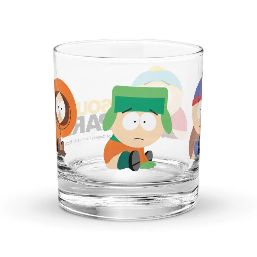 South Park The Boys Rocks Glass
