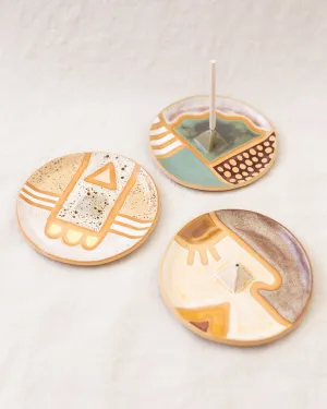 Wax Resist Incense Dish