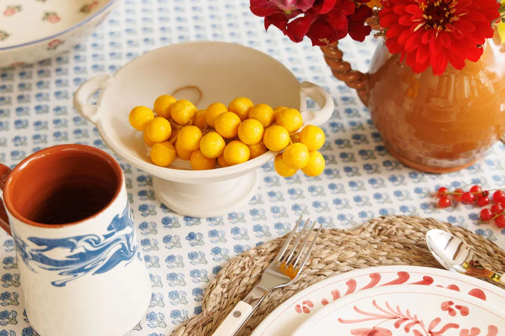 White Footed Dish